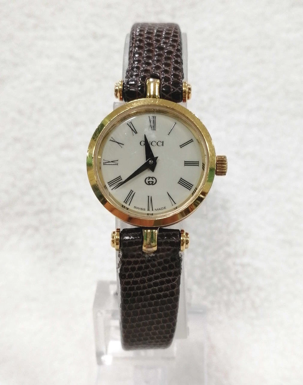 Ceinture montre Gucci marron