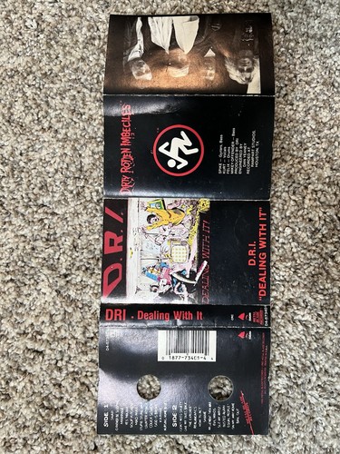 D.R.I. - Dealing With It 1985 US Cassette, Album Metal Blade / Enigma Records - Picture 4 of 5