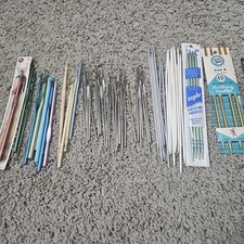 Lot Of Dozens of Knitting Needles and Crochet Hooks