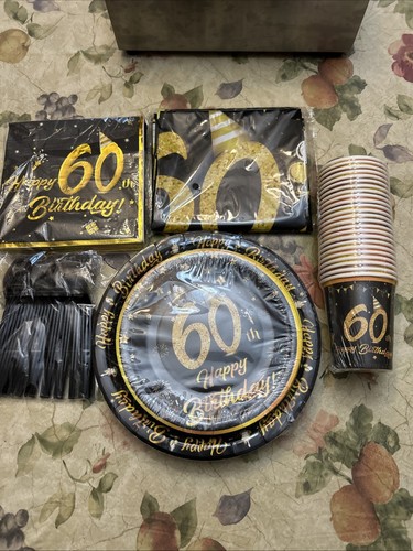 60th Birthday Party Supplies - Picture 1 of 6