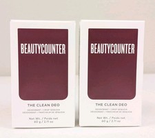 2-Pack Beautycounter The Clean Deo Deodorant Crisp Sequoia 2.11oz Full Size New