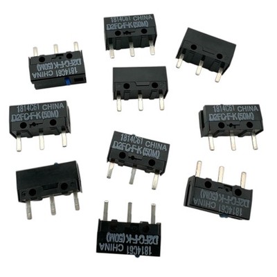 10x Omron D2FC-F-K(50M) Blue Dot 3-Pin Mouse Micro Switch