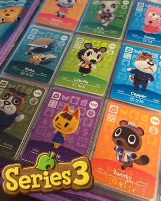 [AUTHENTIC US] Animal Crossing Amiibo Cards - Series 3 - Pick Your Cards