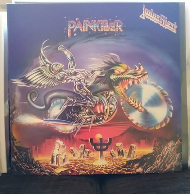JUDAS PRIEST - PAINKILLER, CBS 1990 First Press Vinyl LP,  Heavy Metal