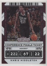 2020 Contenders Draft Picks Conference Finals Ticket /75 Khris Middleton #30 0c6