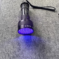 Lepro LED UV Flashlight; 3 AA Batteries INCLUDED