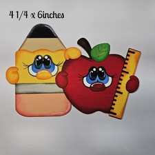 SCHOOL PALS scrapbook premade paper piecing 3D die cut by Rhonda