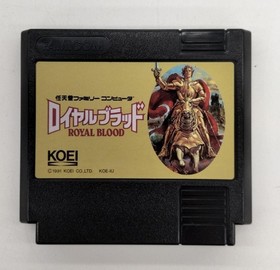 Koei Royal Blood Famicom Game Cartridge Classic Retro Nintendo