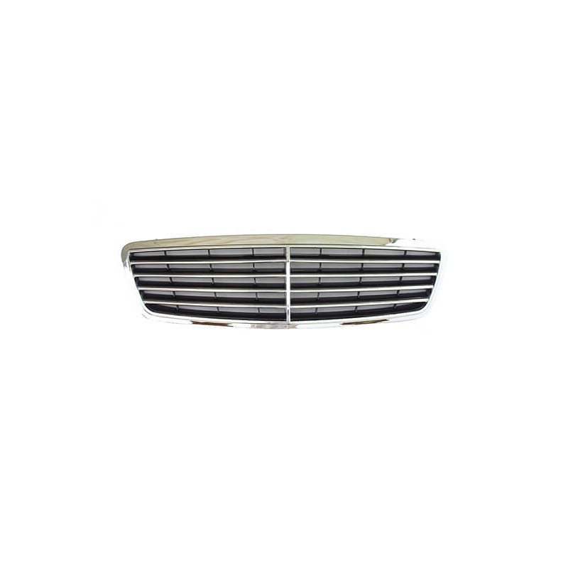 Grille de calandre Mercedes Classe C W203 chrome et noir look Avantgarde