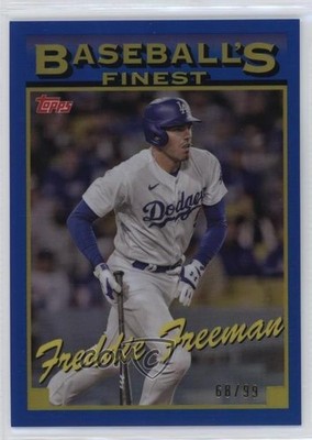 2024 Finest What If…1993 Prototypes Blue Refractor 68/99 Freddie Freeman ib6