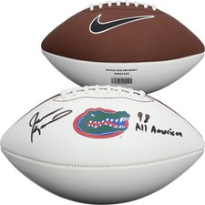 Jevon Kearse Florida Gators Signed Nike White Panel Football w/All-American Insc