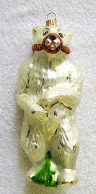 Christopher Radko 1997 1st Edition Misha the Moscow Circus Bear Glass Ornament