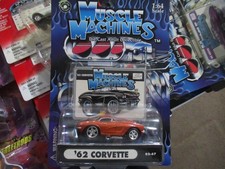 Muscle Machines 62 Chevy Corvette Copper 02-67 Chevrolet 1962 Vette Car