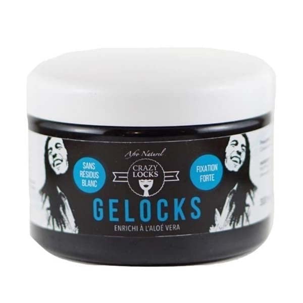 Gel locks fixation forte noire de 300 ml pour coiffage