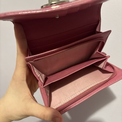 小物 coach pink Soho Signature Flap Wallet Vintage coach pink soho signature jacquard wallet | eBay