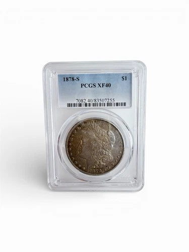 1878-S Morgan Silver Dollar $1 PCGS XF40