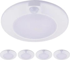 CLOUDY BAY [4 Pack] Motion Sensor Ceiling Light Indoor,120V 5000K | 4 Pack 