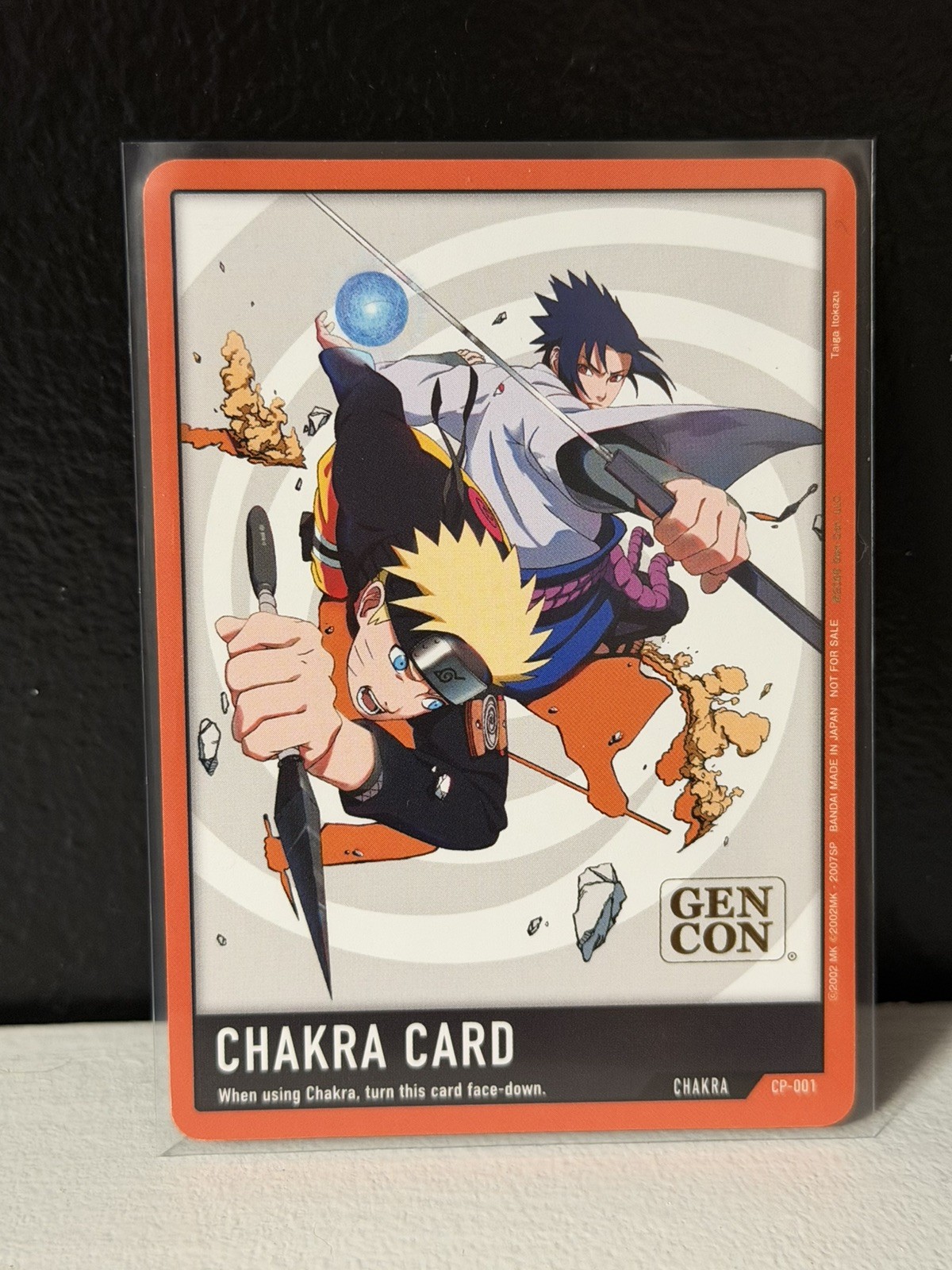 GEN CON 限定　NARUTOカードゲーム　チャクラカード　CP-001 Naruto CP-001 Chakra Card - Gen Con 2026 Ver. card