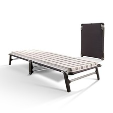 Jay-Be ME70 Mobile Folding Guest Bed with Comfort Mattress -  Single