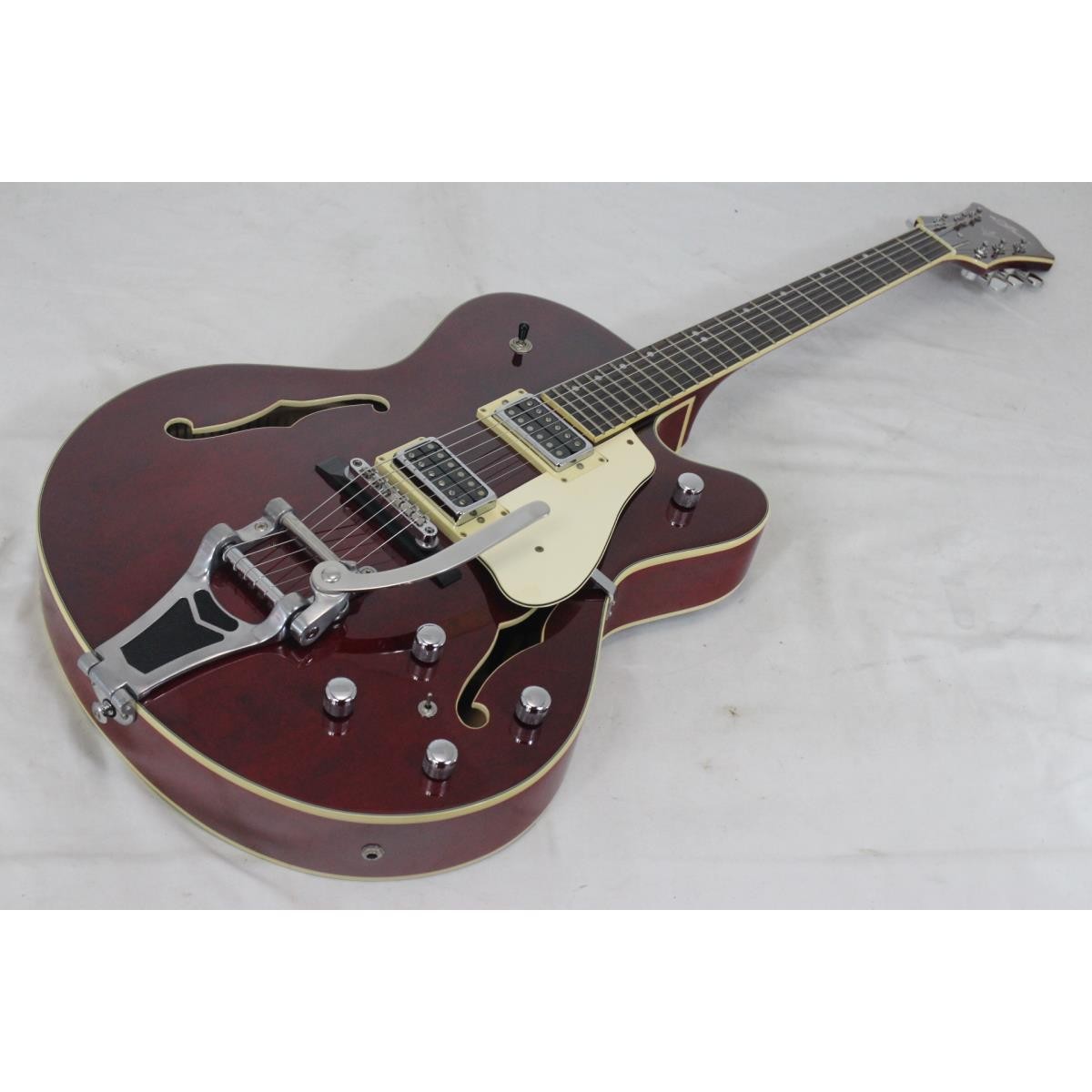 Aria pro Ⅱ FA-80 Used 2000? Aria Pro2 FA-80 Wine Red MIJ Semi Hollow Bigsby