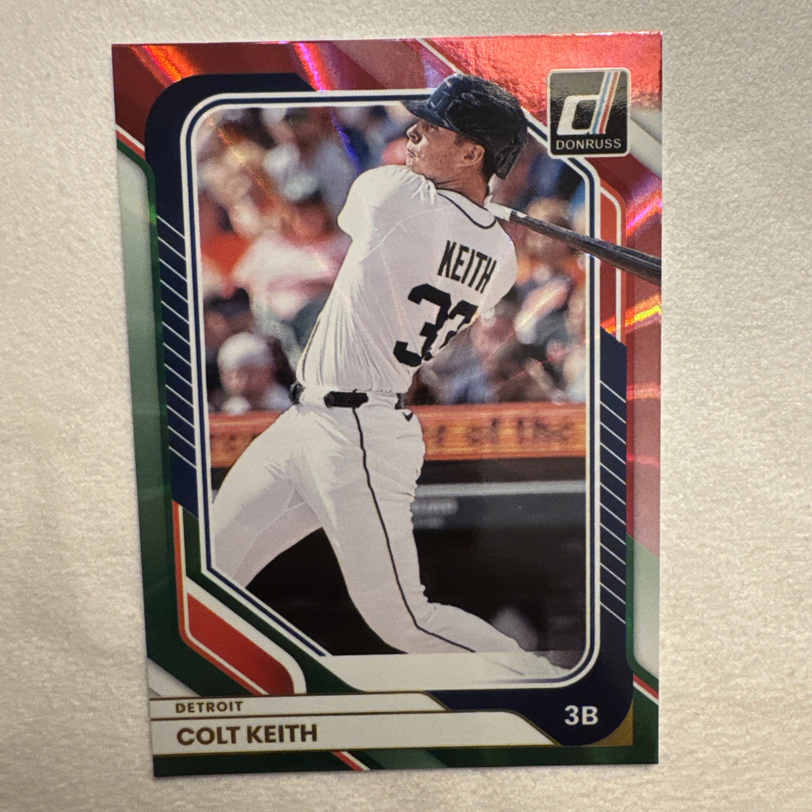 2026 Donruss #92 Colt Keith Red and Green