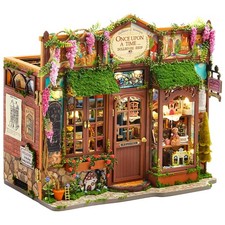 Spilay DIY Book Nook Kits for Adults, Fairy Tale Book Nook Kit with LED Light, 3