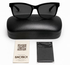 NEW NWT COACH Black Square Women's Sunglasses Black Case Designer UV Protection