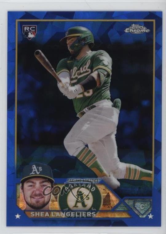 2023 Topps Chrome Sapphire Edition Shea Langeliers #127 Rookie RC