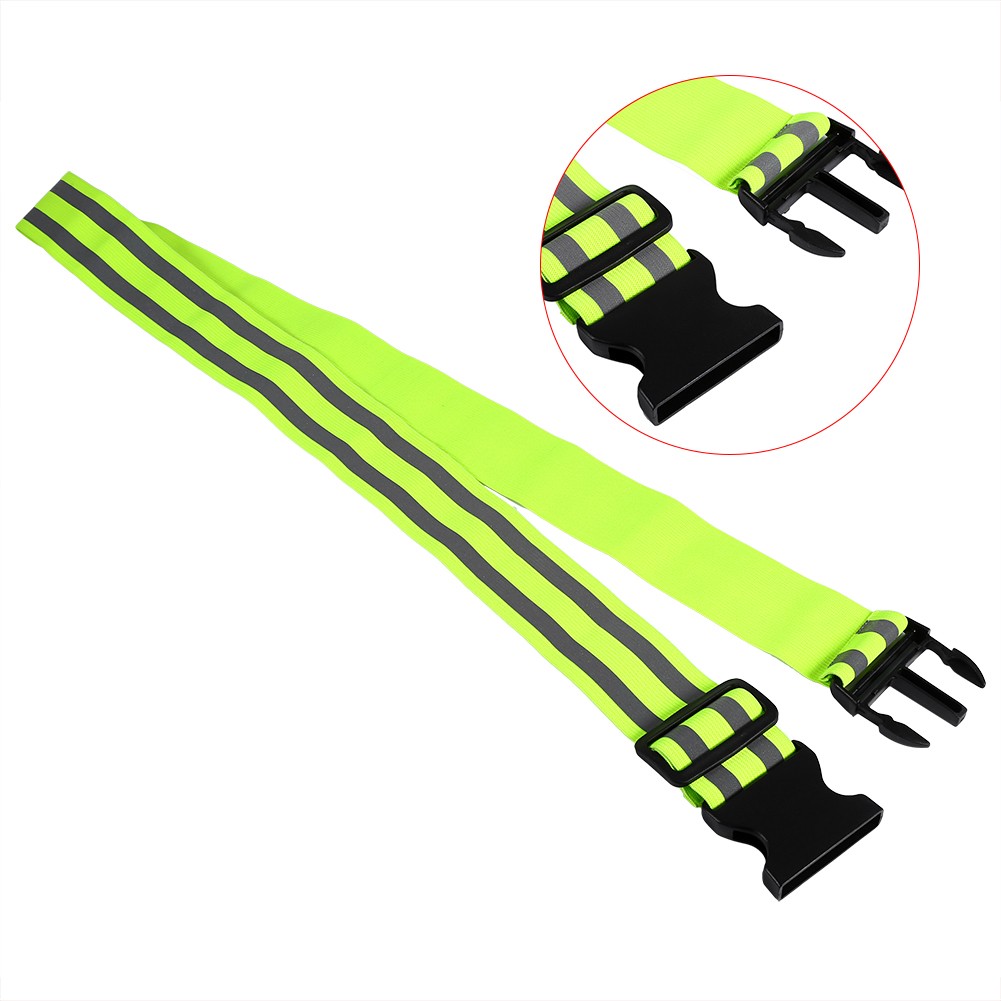 HOT Reflective Vest Sash - Adjustable Running Safety Gear - High Visibility BA