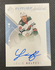 2018-19 SP AUTHENTIC LOUIE BELPEDIO #179 FUTURE WATCH ROOKIE AUTO #ed 324/999