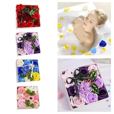 Flower Bath Soap Flower Gift Set, Simulated Floral Scented Soap Flower