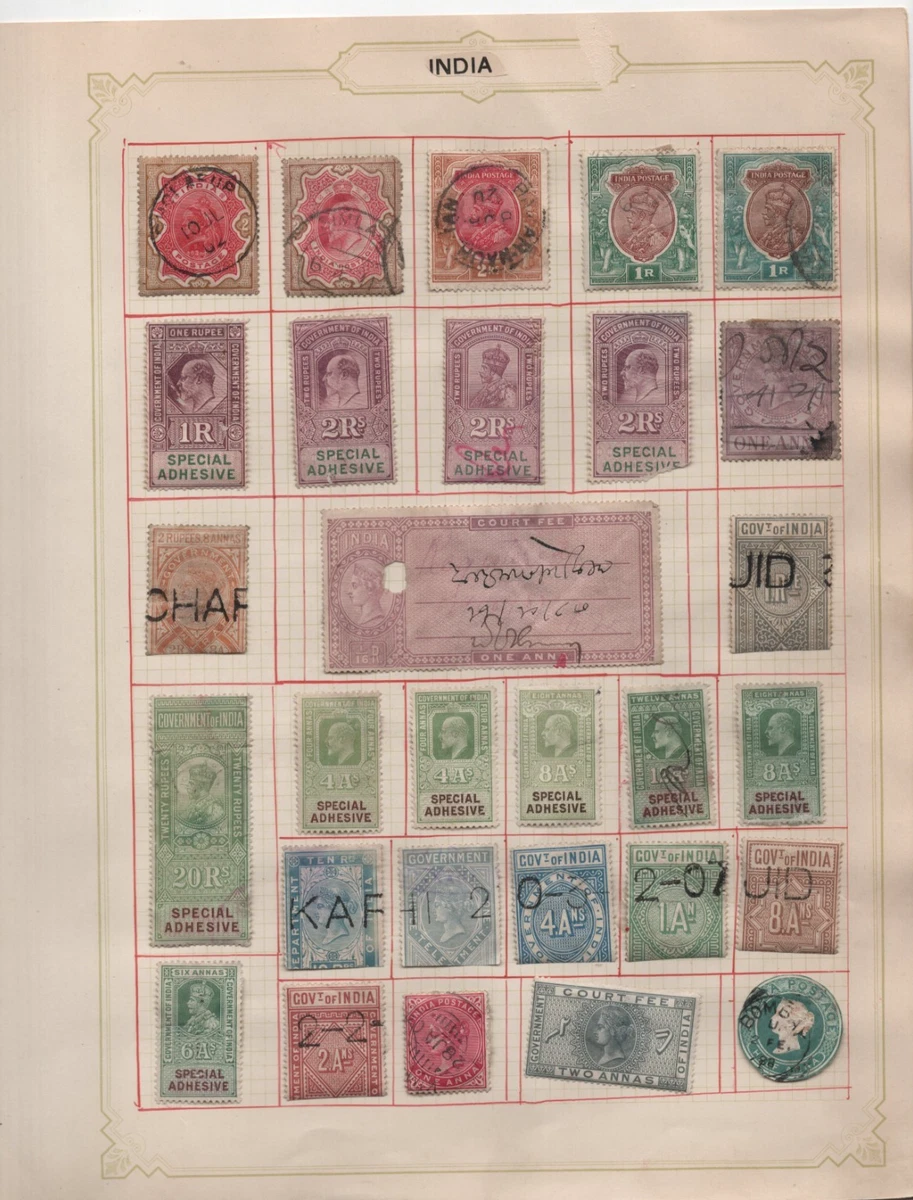 Lot De 17 Timbres De Grande-Bretagne - Collection Philatélie - Bon État - Occasion