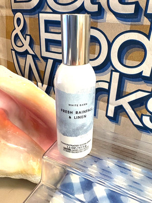 NEW Bath & Body Works FRESH RAINFALL & LINEN Concentrated Room Spray - 250 Spray