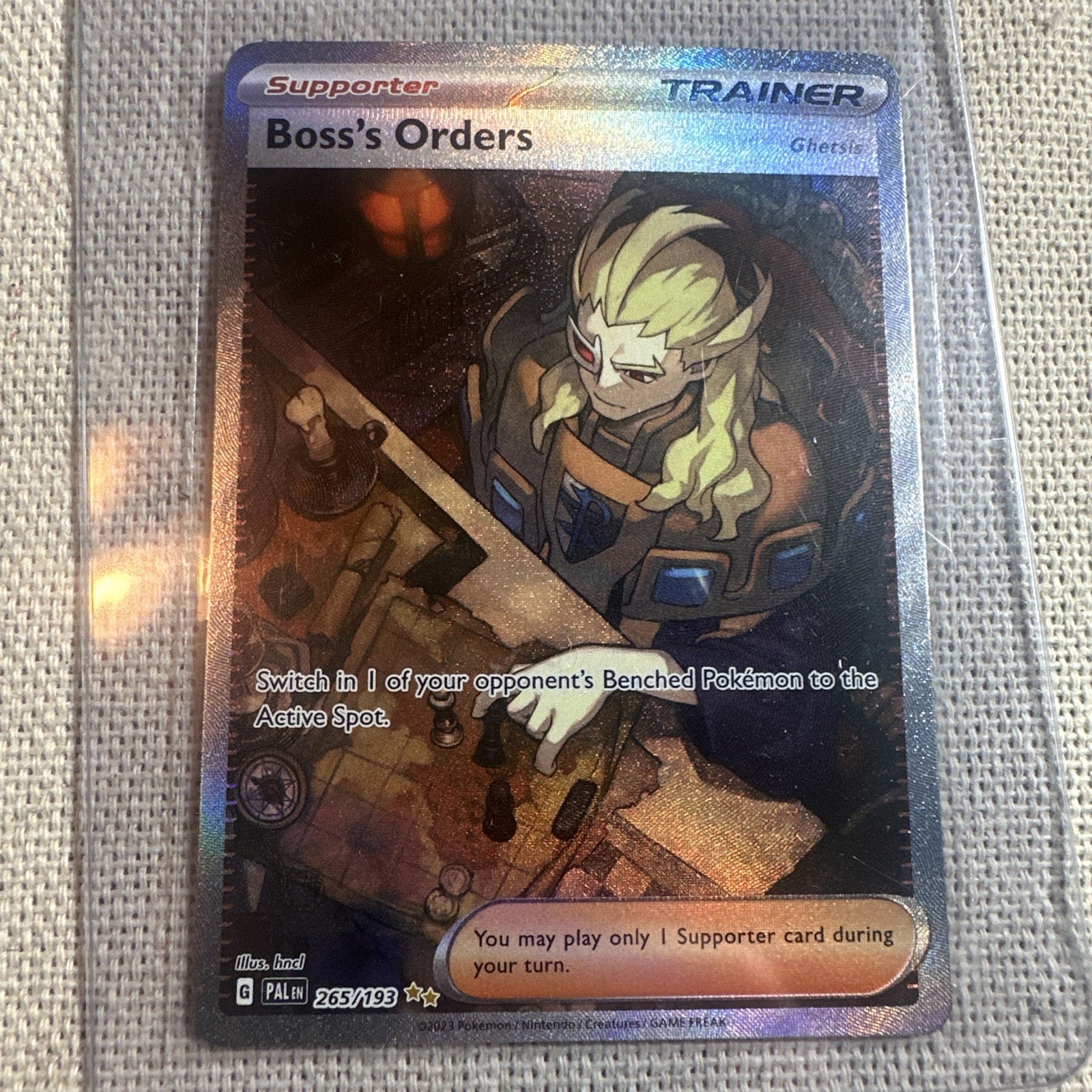Boss's Orders 265/193 Sv02: Paldea Evolved Holo