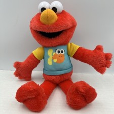 Sesame Street 13" Sing Along Elmo Plush Baby Elmo, Interactive Melodies, Lights