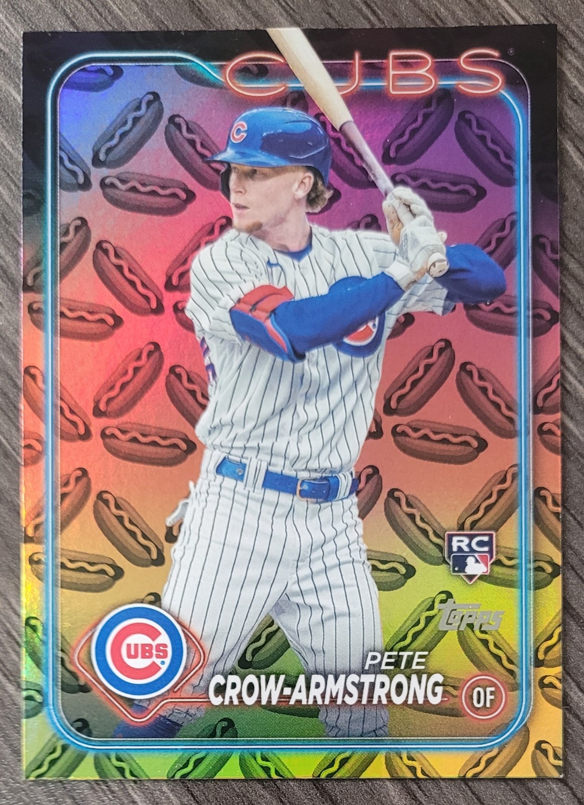 Pete Crow-Armstrong 2024 Topps Series 2 Hot Dog Foil RC SP #407 🔥🔥🔥🔥