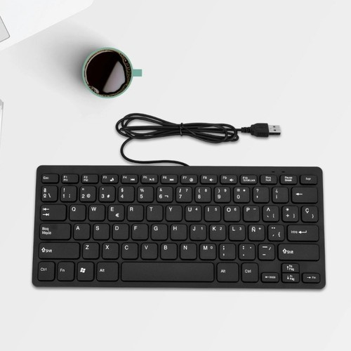 78Keys Anti-slip USB Cord Spanish Keyboards for Windows8 Computer - Picture 5 of 8