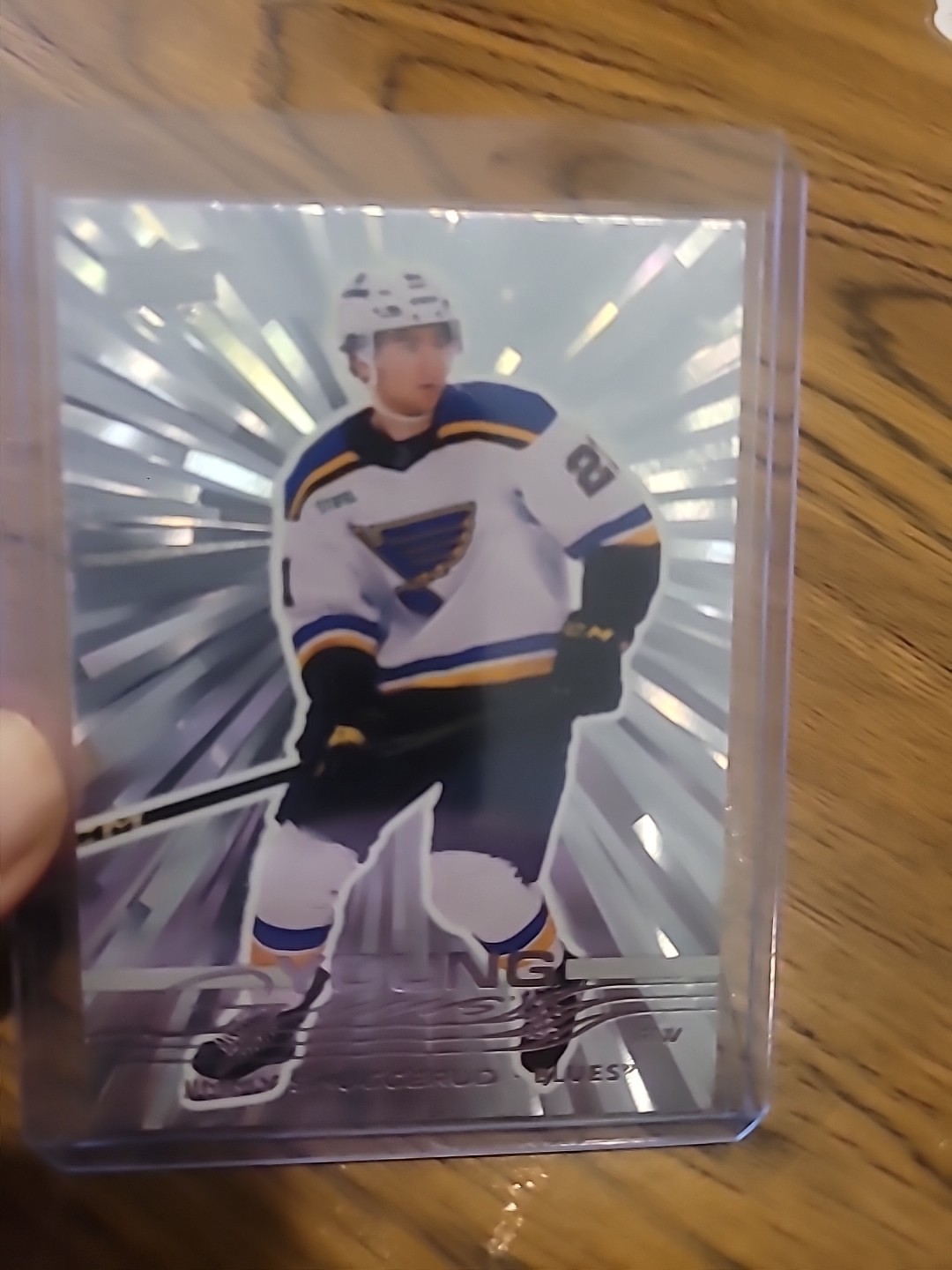 2025-26 Upper Deck Series 1 - Young Guns Jimmy Snuggerud #207 Outburst (RC)