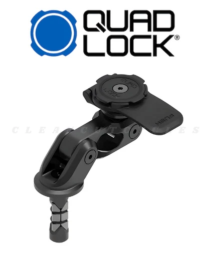 NEW Quad Lock Motorcycle Fork Stem Phone Mount PRO Quadlock | eBay