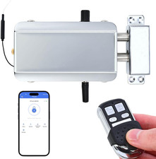 Electronic Deadbolt Anti-Theft Smart Hidden Door Lock with Remote Control and Sm