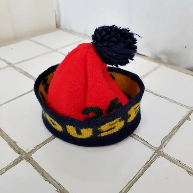 Kids Mickey Mouse Beanie Hat, Size 70-90, Vintage Imported