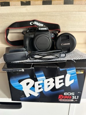 Canon EOS Rebel SL1 18.0MP Digital SLR Camera - Black (Kit with 18-55mm STM Lens