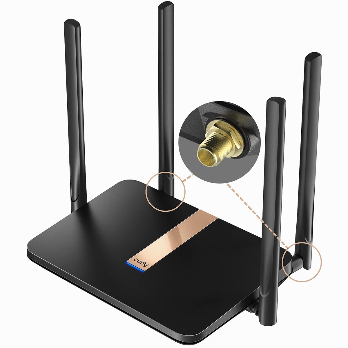 Cudy AC1200 Unlocked 4G LTE Modem Router with SIM Card Slot, 1200Mbps Mesh Wi...