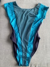 Vintage Danskin 80's/90's Spandex Nylon Leotard, Adult Medium