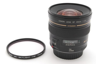 [Almost MINT] Canon EF 20mm F2.8 USM Wide Angle Prime AF Lens From JAPAN