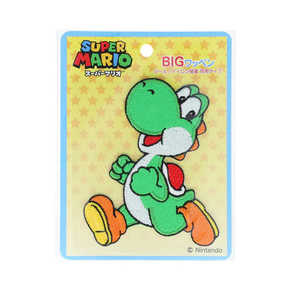 Inagaki Apparel Super Mario Big Yoshi Patch, Dual-Use