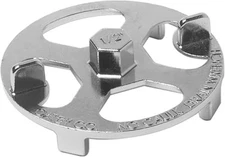 Oatey 42239 Brass and Plastic No-Calk Shower Drain 2 Inch, Polished 