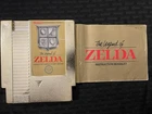 The Legend of Zelda ~ 5 SCREW Cart & Manual ~ ORIGINAL 1ST PRINT ~ Nintendo NES