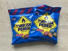 2 x Tyrkisk Peber - Hot & Sour 150g Türkisch Pfeffer Bonbons vegan Fazer Salmiak