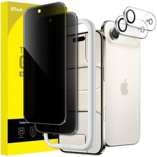 JETech Privacy Screen Protector for iPhone Air with Camera Air, Black 
